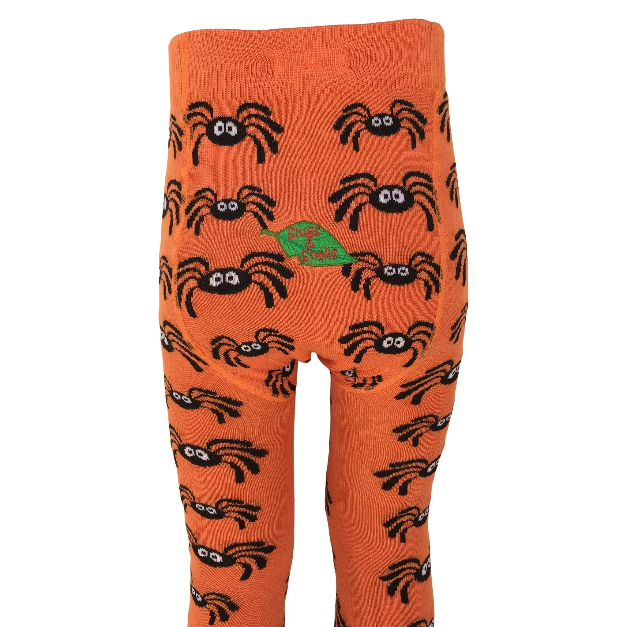 Tights- orange spiders