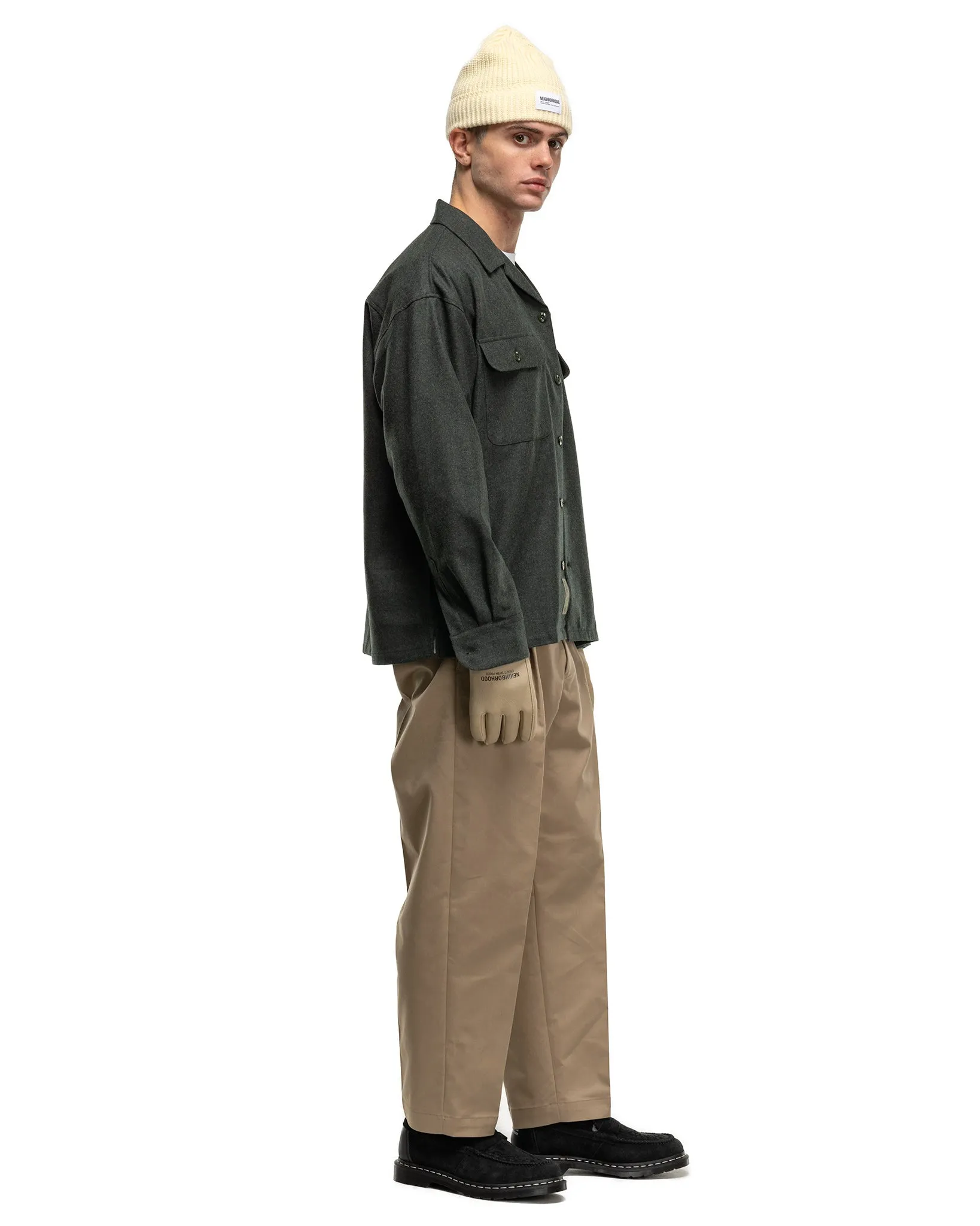 Tuck Pants Beige