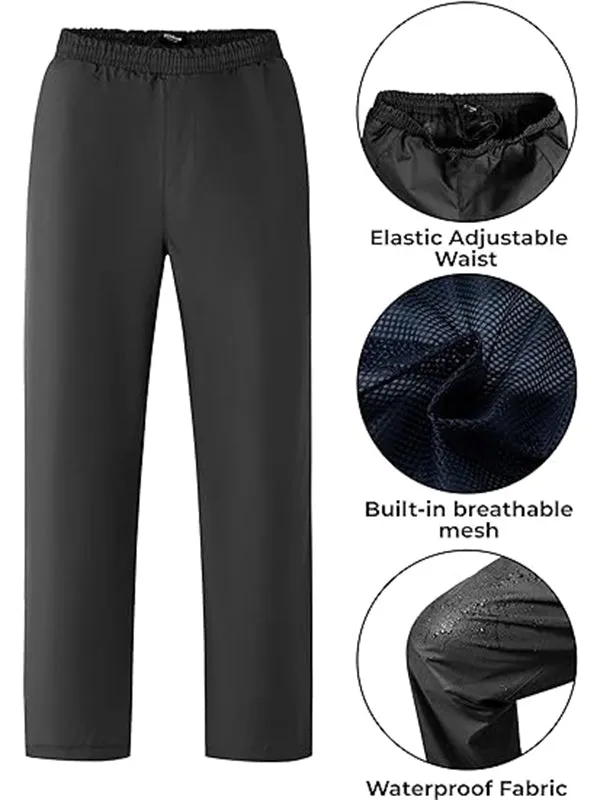 Ubon Waterproof Rain Suits Including Jackets and Pants Rain Gear Lightweight for Men & Women