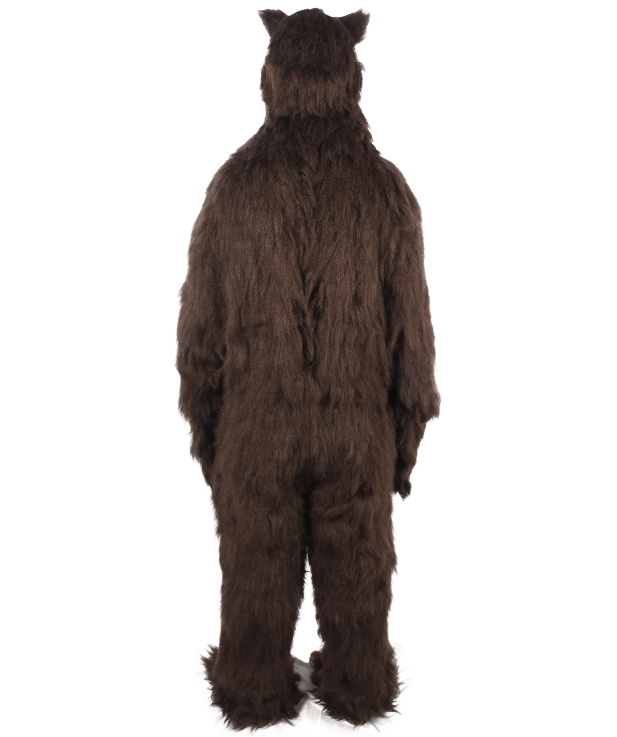 Unisex Dark Brown Grizzly Bear Costume | Best for Halloween| Flame-retardant Synthetic Fabric