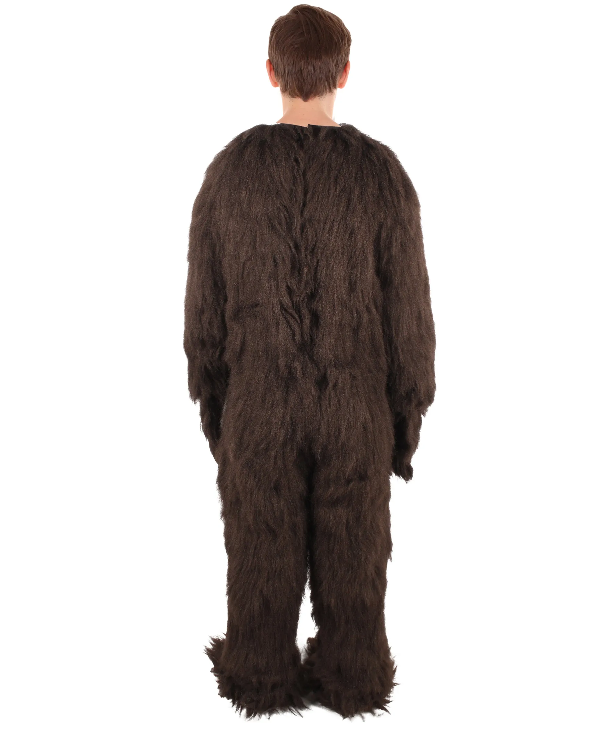 Unisex Dark Brown Grizzly Bear Costume | Best for Halloween| Flame-retardant Synthetic Fabric