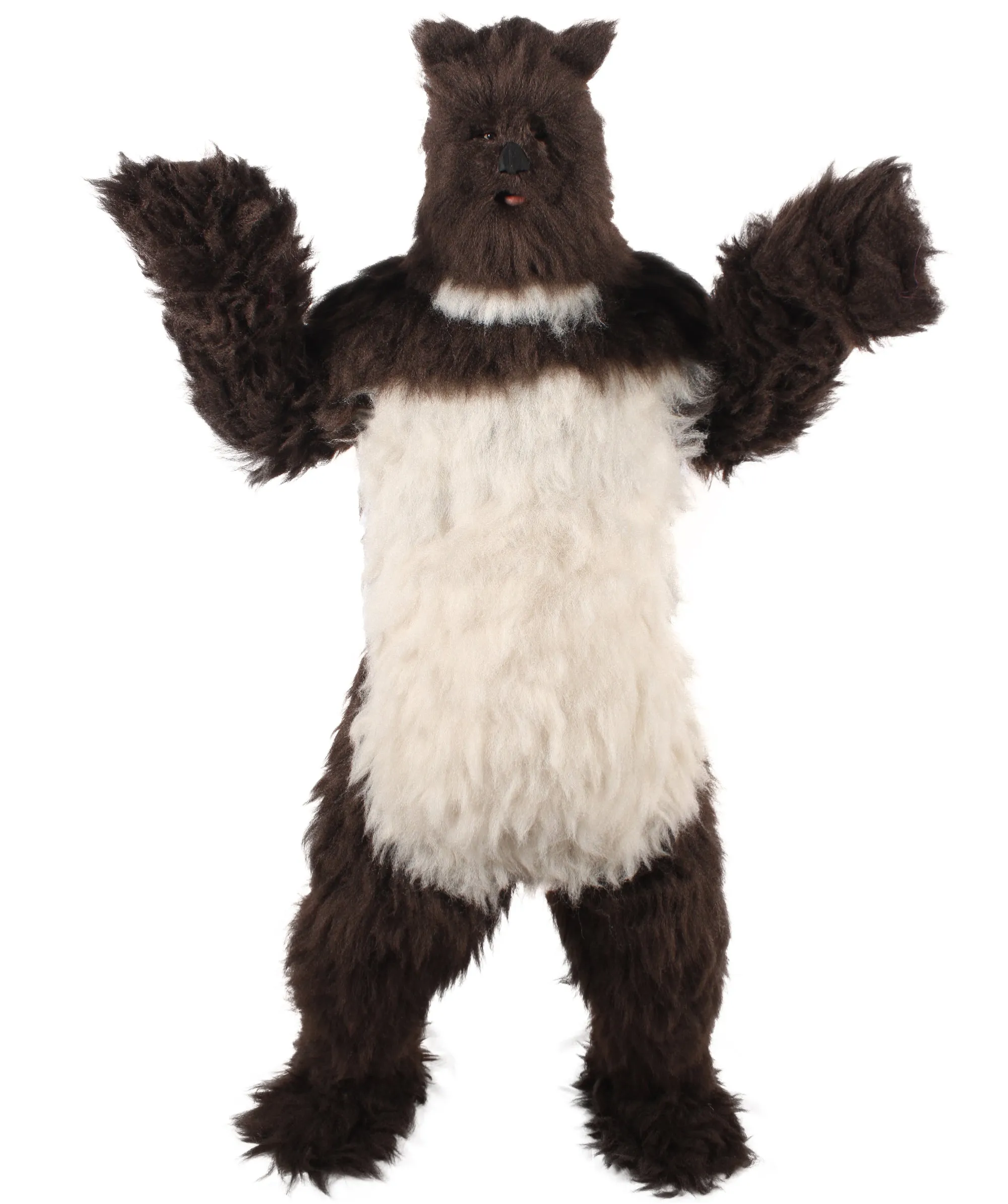 Unisex Dark Brown Grizzly Bear Costume | Best for Halloween| Flame-retardant Synthetic Fabric