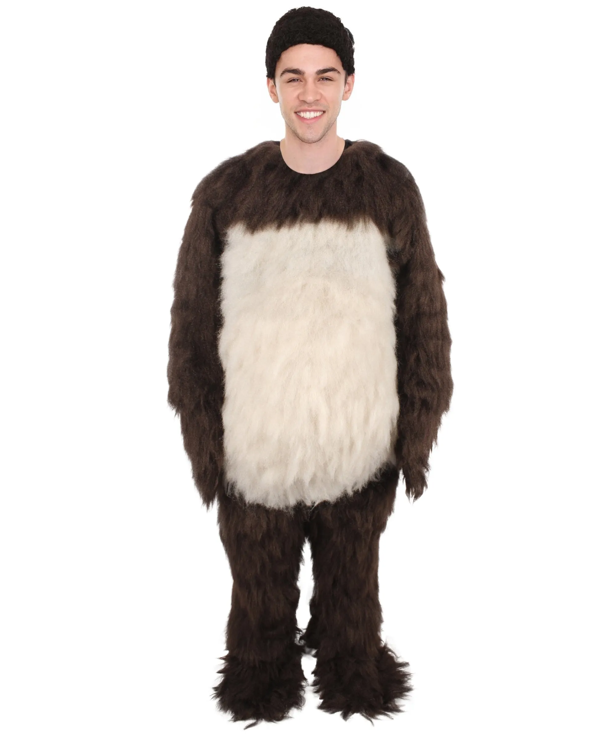 Unisex Dark Brown Grizzly Bear Costume | Best for Halloween| Flame-retardant Synthetic Fabric