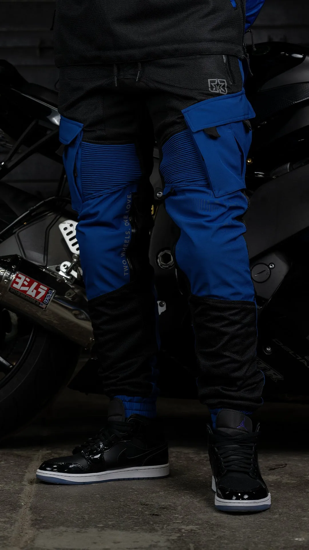 Unit 16™ V2.Flow™ Mesh Armoured Cargo Joggers {Blue}