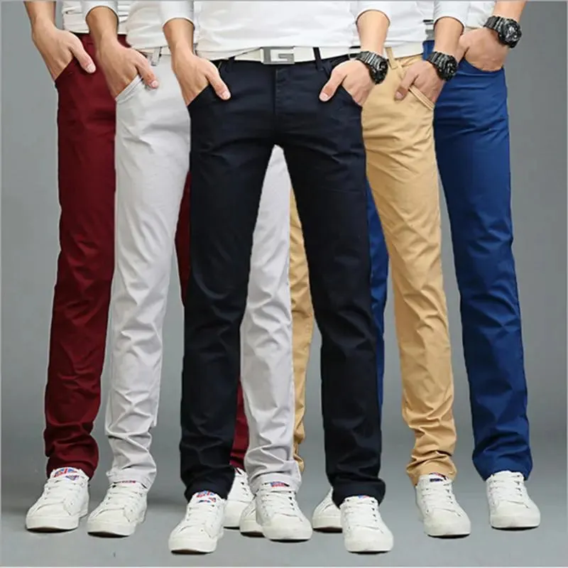 VibeMasters Casual Pants Mens Trousers