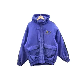 Vintage 1990's Logo Athletic Minnesota Vikings Quilted Puffer Jacket