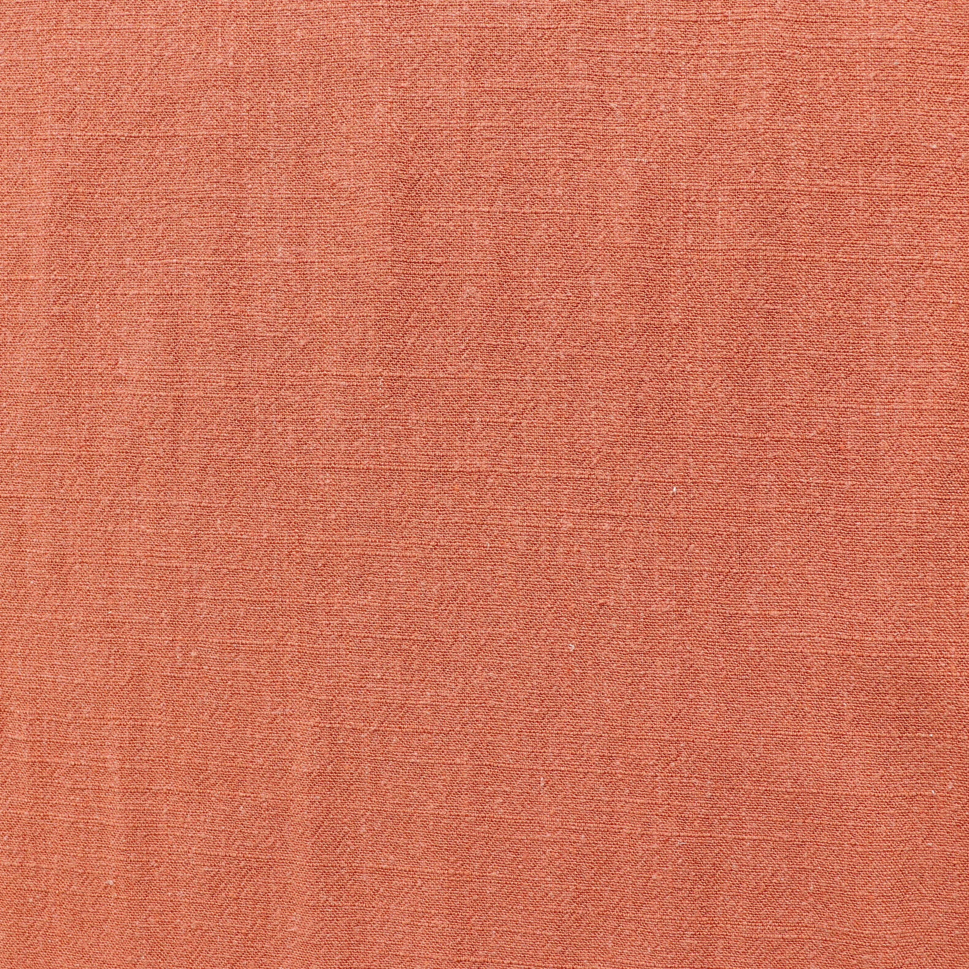 Viscose Linen Slub - Burnt Orange