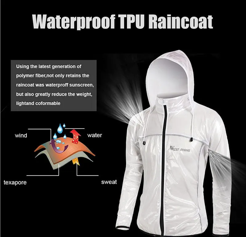 Waterproof MTB Mountain Bike Raincoat Men Women Cycling Clothing Windbreaker Rain Jacket Bicycle Jerseys