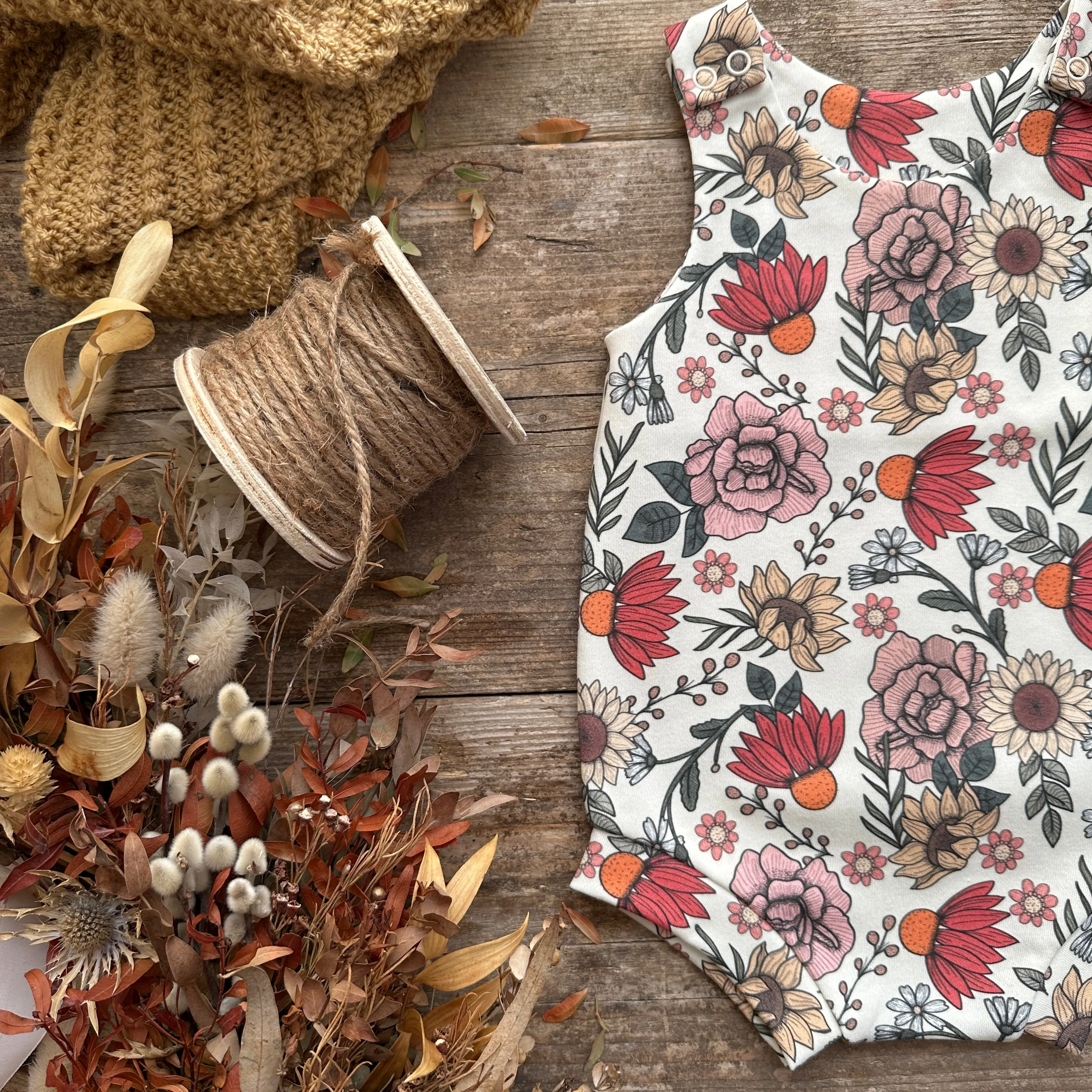 Wildflowers Bloomer Romper