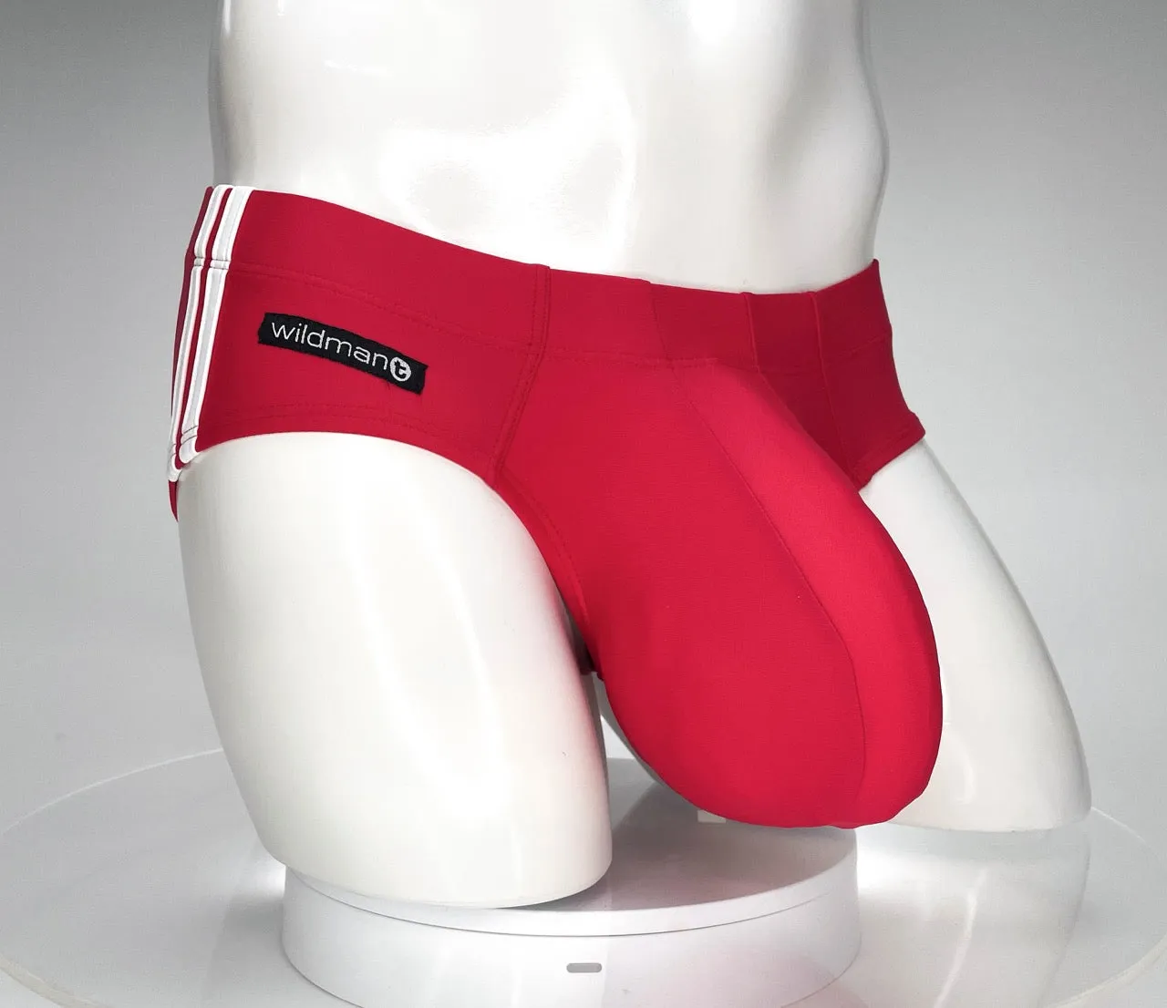 WildmanT Monster Cock Swim Brief Red