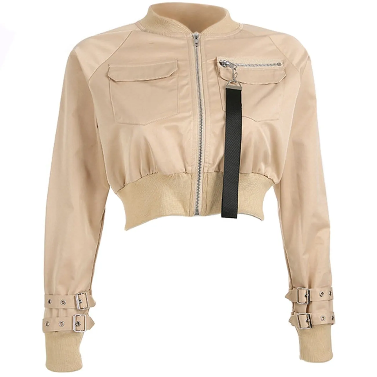 WLS Function Zipper Ribbon Jacket