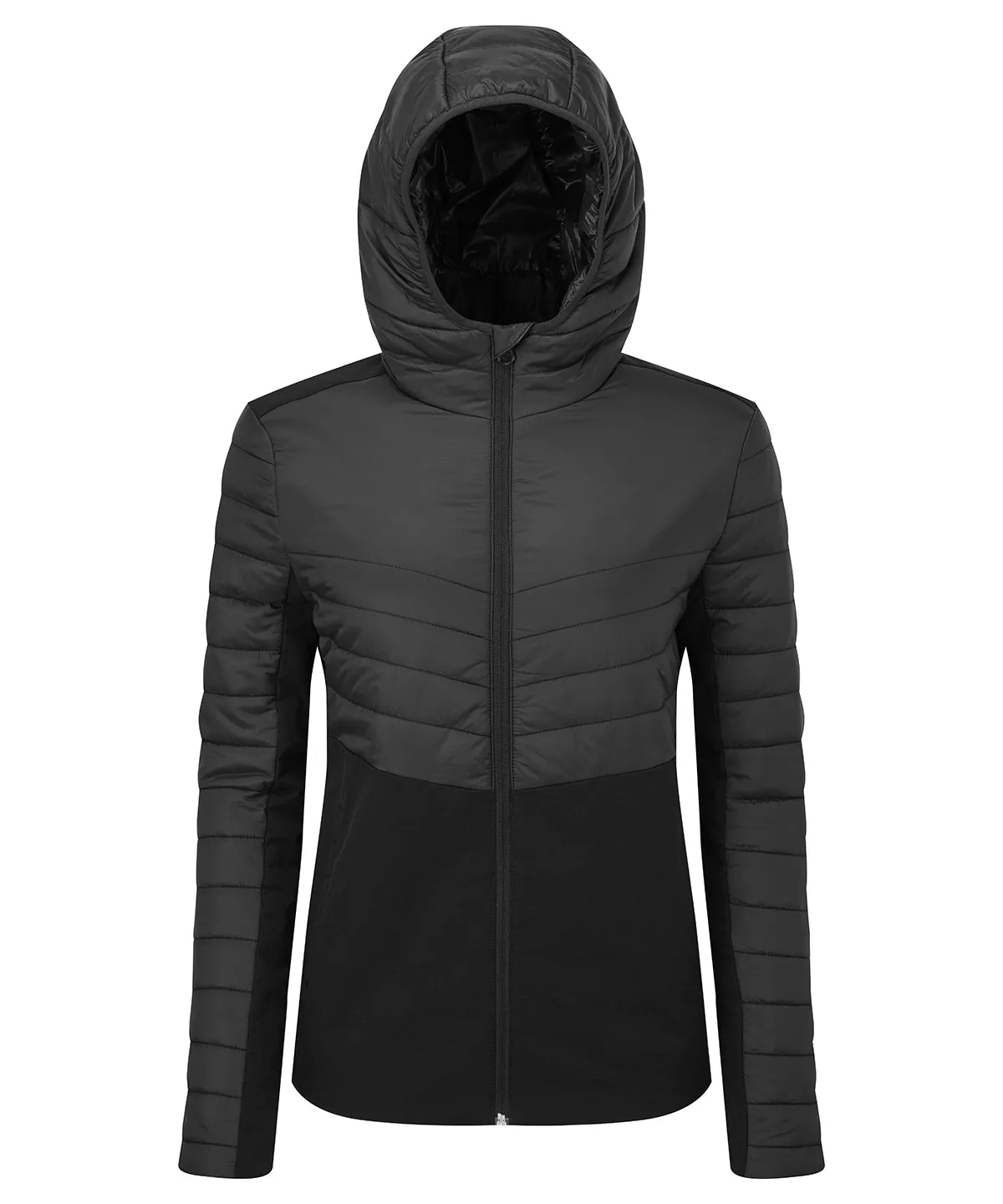 Womens TriDri® insulated hybrid jacket | Black