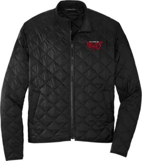 York Devils Mercer Mettle Quilted Full-Zip Jacket