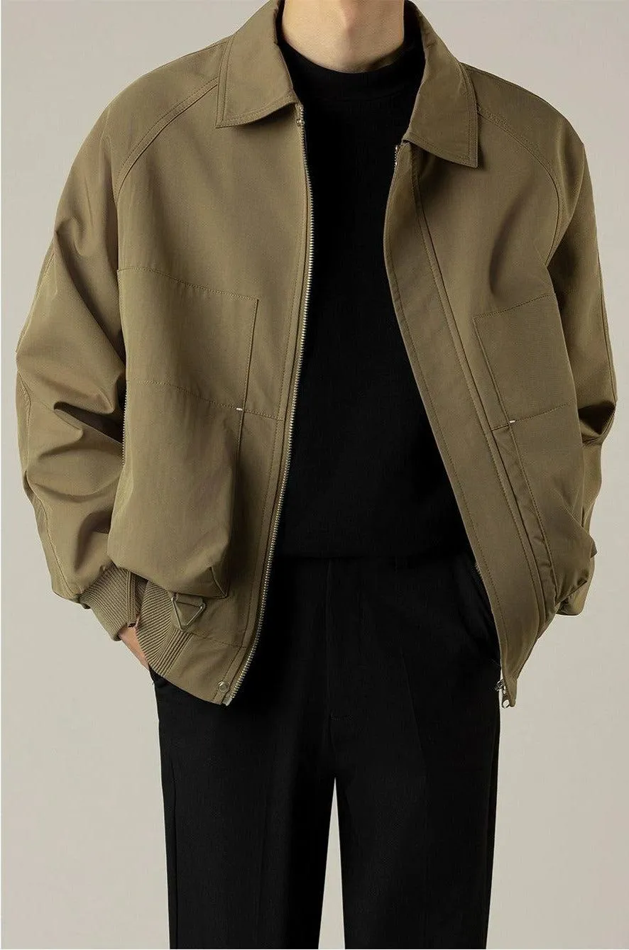 Zhou Minimal Detail Workwear Jacket