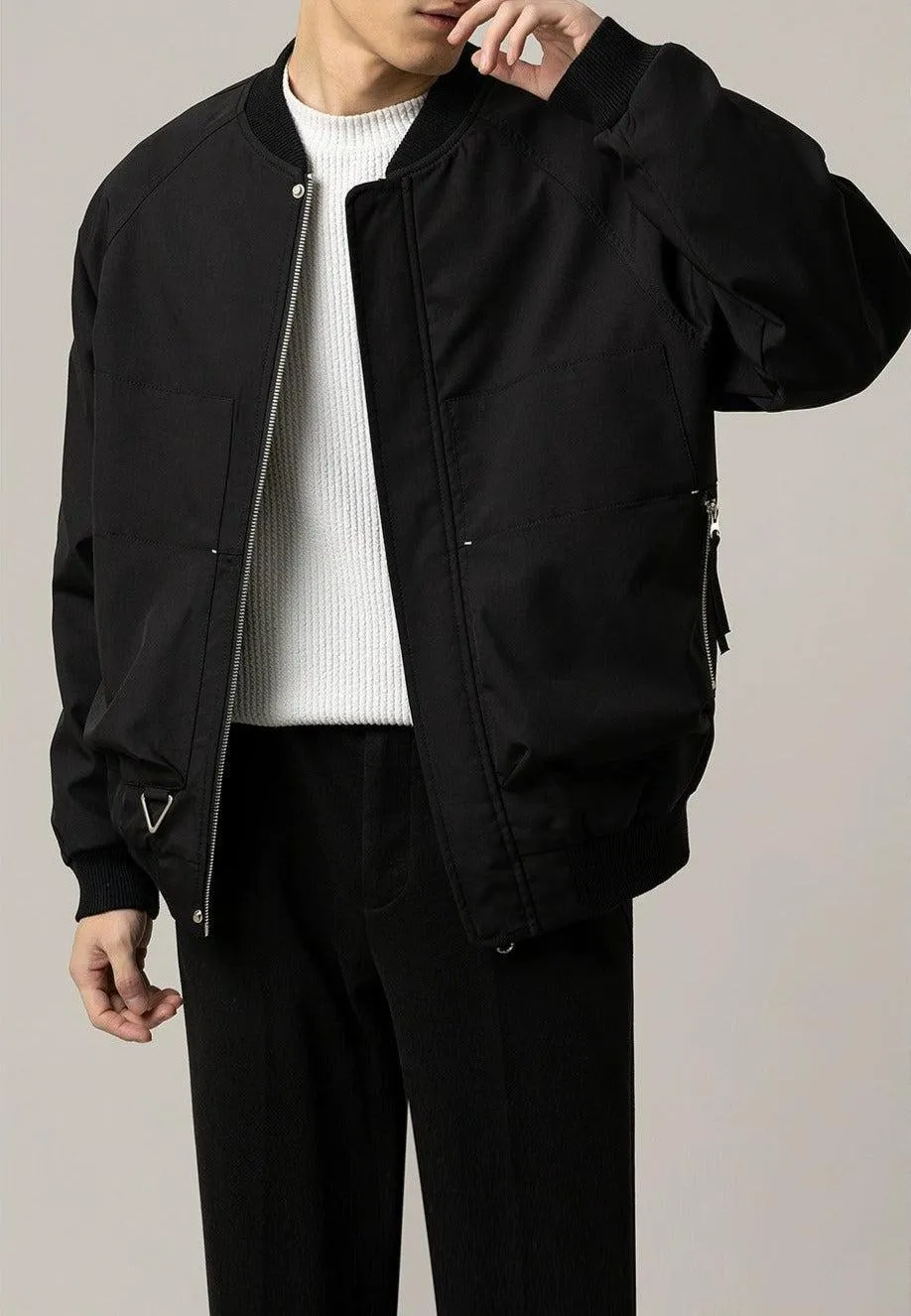 Zhou Minimal Detail Workwear Jacket